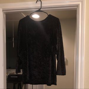 Designs velvet sweater